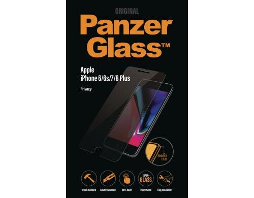 Panzerglass Displayschutz Privacy für iPhone 6/6s/7/8 Plus