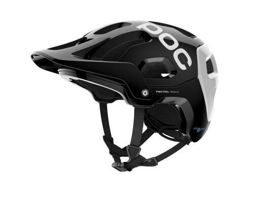 POC Helm Tectal Race SPIN M-L, Uranium Black/Hydrogen White