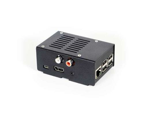 Stahl Gehäuse für HiFiBerry DAC+ Farbe: schwarz