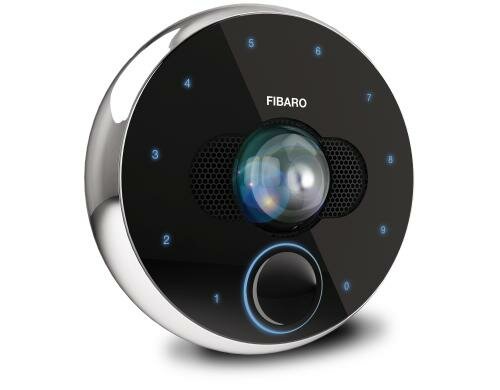 Fibaro Intercom Video-Türsprechanlage Stimmerkennung, Nachtmodus, 180° Sicht, App