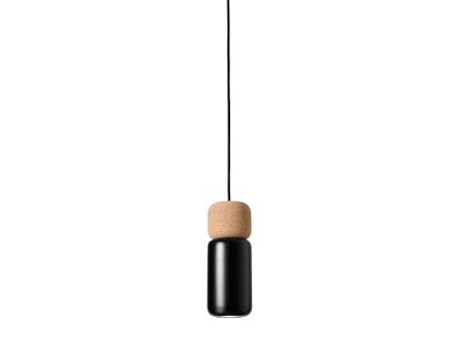 ESTILUZ pila T-3555S-W / 56, Schwarz matt inkl. 1xLED 10W 2700K 850lm / Pendelleucht