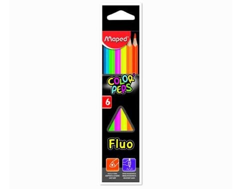 Maped Farbstifte Color Peps Fluo 6er