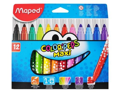 Maped Filzstifte Color Peps Maxi 12er
