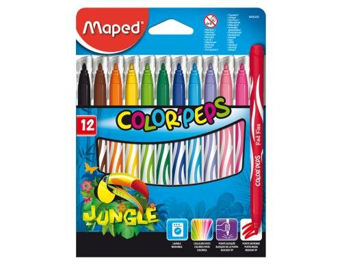 Maped Fasermaler Jungle 12er
