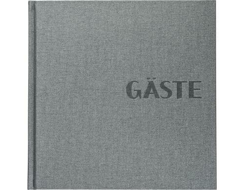 Brunnen Gästebuch Metallico Grösse 25 x 25cm