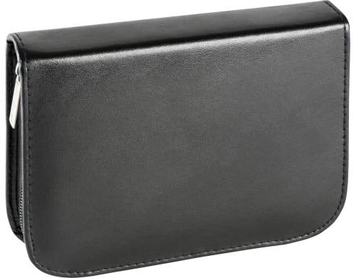 Brunnen Schüleretui Leder Grösse 19.5 x 13.5 x 3.5cm, schwarz