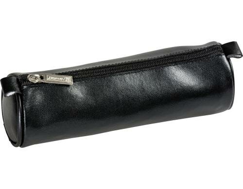Brunnen Schlamperetui Leder Grösse 23 x 8cm, schwarz