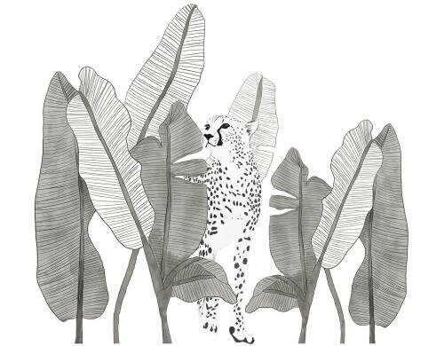 Wandtattoo XL Serengeti Leopard