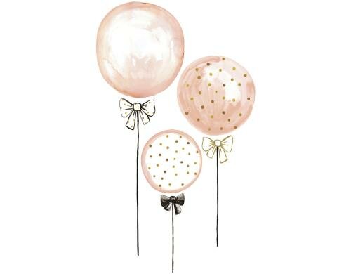 Wandtattoo XL Flamingo Pink Balloons