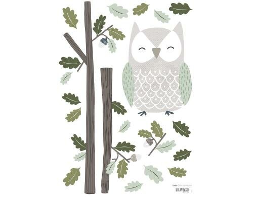 Wandtattoo A3 Into the woods Owl