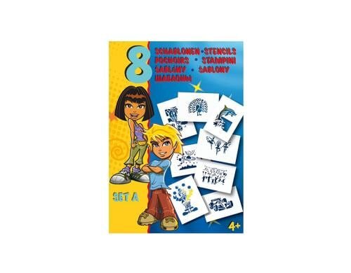 Malinos Blopens Schablonen A5 8 Stück