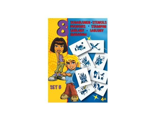 Malinos Blopens Schablonen A5 8 Stück