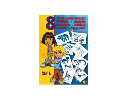 Malinos Blopens Schablonen A5 8 Stück