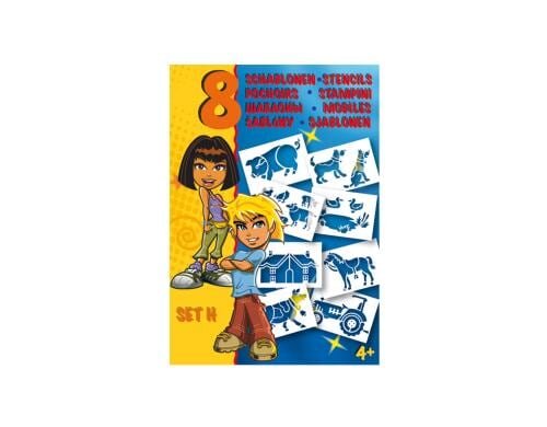 Malinos Blopens Schablonen A5 8 Stück