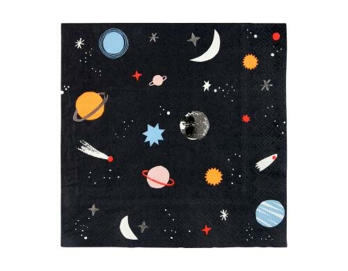 Meri Meri Servietten Space 165x165mm Grösse 165x165mm, 16 Stück