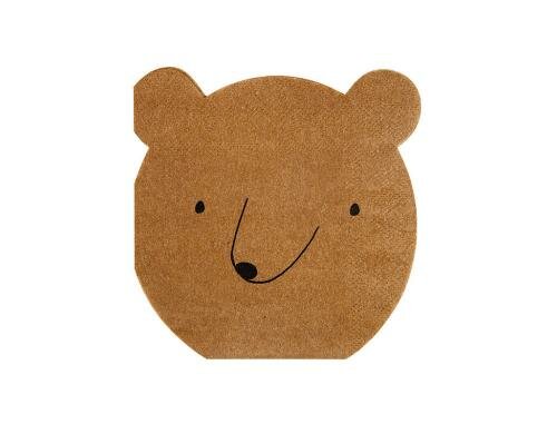Meri Meri Servietten Bär Grösse 120x125mm, 20 Stück