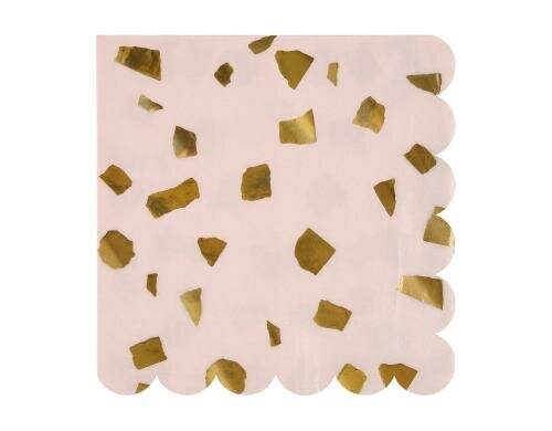 Meri Meri Servietten Terrazzo 125x125mm Grösse 125x125mm, 16 Stück