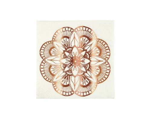 Meri Meri Servietten Mandala 125x125mm Grösse 125x125mm, 16 Stück