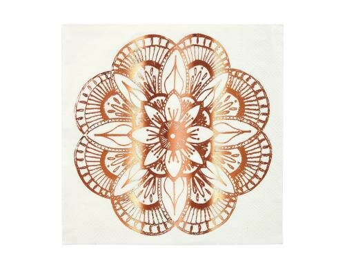 Meri Meri Servietten Mandala 165x165mm Grösse 165x165mm, 16 Stück