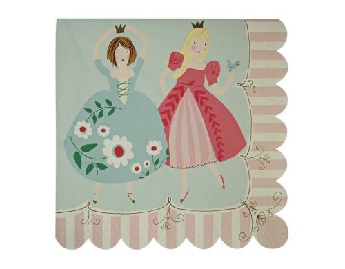Meri Meri Servietten Litlle Princess gross Grösse 165x165mm, 20 Stück