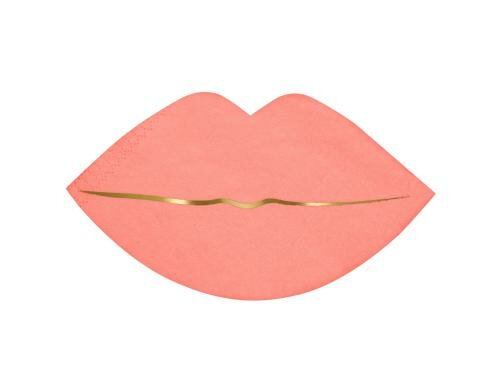 Meri Meri Servietten Lips Grösse 305x279mm, 16 Stück