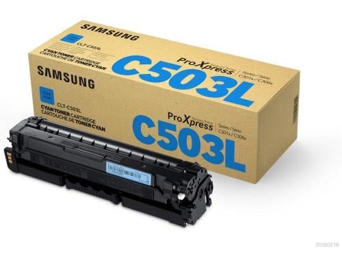 Samsung HP Toner CLT-C503L Cyan SU014A 5000 Seiten @5% Deckung