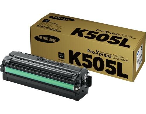 Samsung HP Toner CLT-K505L Black SU168A 6000 Seiten @5% Deckung