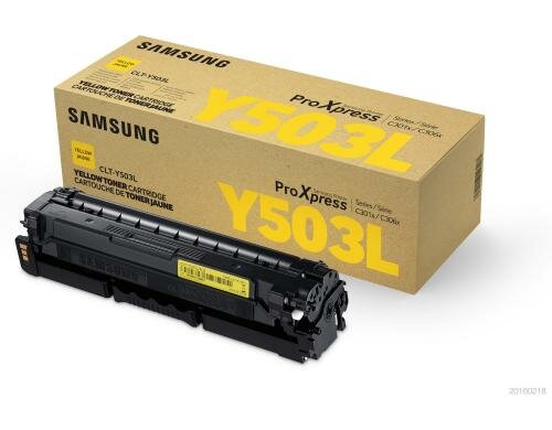 Samsung HP Toner CLT-Y503L Yellow SU491A 5000 Seiten @5% Deckung