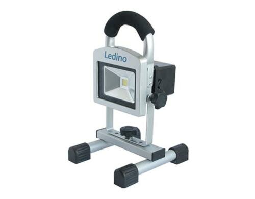 Ledino 10W LED Akku-Strahler 10W, 680lm, 2.2 Ah, 6500K, dimmbar