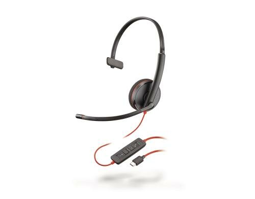 Plantronics Blackwire 3210 USB-C Mono PC / USB-C Headset