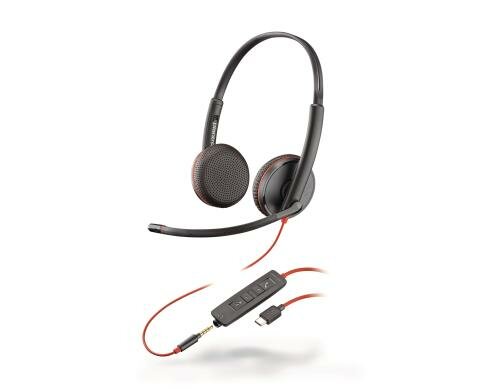 Plantronics Blackwire 3225 USB-C Duo PC / USB-C / Klinke Headset