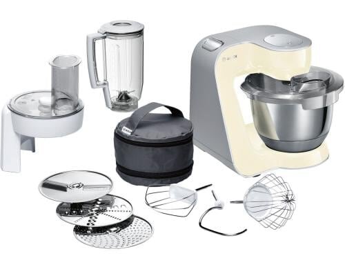 Bosch Küchenmaschine MUM58920 silber/creme, 3.9 Liter, 1000 Watt