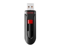 SanDisk USB Cruzer Glide 256GB schwarz/rot USB 2.0,...