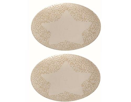 Leonardo Platzteller Sternmotiv Festivo 2 Stück, Weihnachtsartikel