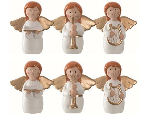 Leonardo Engel 11cm assortiert Marie 6 Stück, Weihnachtsartikel
