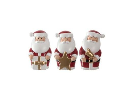 Leonardo Nikolaus 6cm assortiert Clause 12 Stück, Weihnachtsartikel