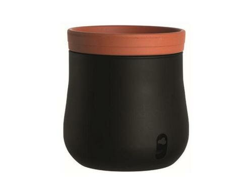 Leonardo Pflanzentopf 2er Set Serra schwarz 1x 2er Set, Grösse: 17x16cm