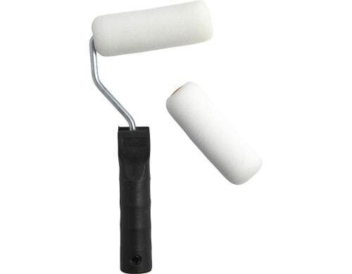 Creativ Company Farbroller mit Griff 10 cm Packung mit 2 Rollen