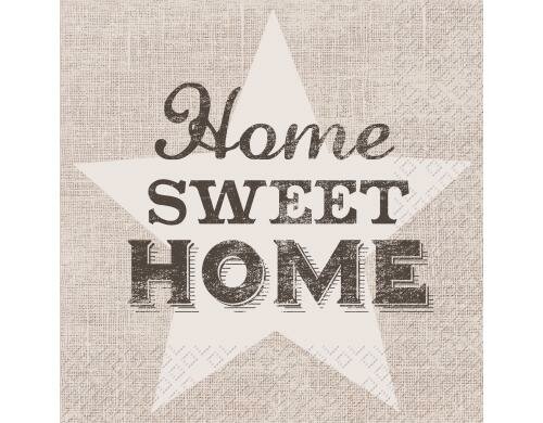 Stewo Servietten Home 20 Stück, Grösse 33x33cm