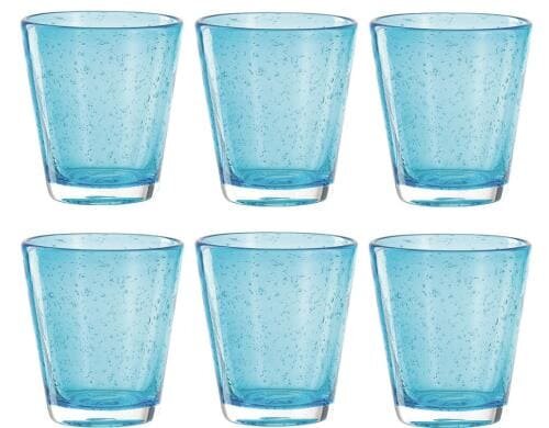 Leonardo Trinkglas Burano azzurro 6er Set, Fassungsvermögen: 330ml