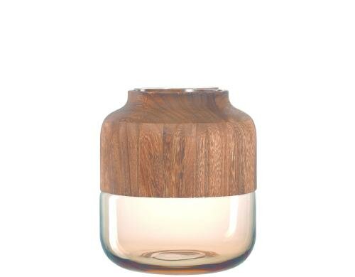 Leonardo Vase Colletto 25cm marrone 1 Stück, Höhe: 26cm Durchm.: 22cm