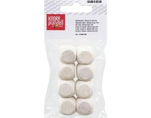Knorr Prandell Holzwürfel 18 mm 8 Stück