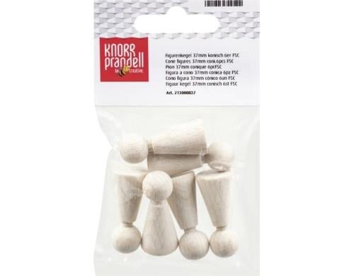 Knorr Prandell Figurenkegel 37 mm 6 Stück