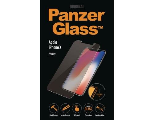 Panzerglass Displayschutz Privacy für iPhone X