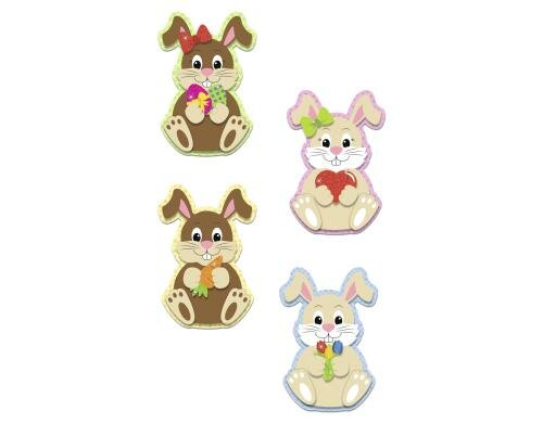 URSUS Bastelset 3D Häschen 24 Stück