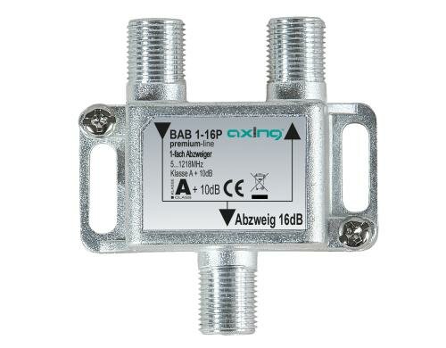Axing BAB 1-16P 1-fach Abzweiger, 16 dB,  51218 MHz