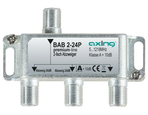 Axing BAB 2-24P 2-fach Abzweiger , 24 dB,  51218 MHz