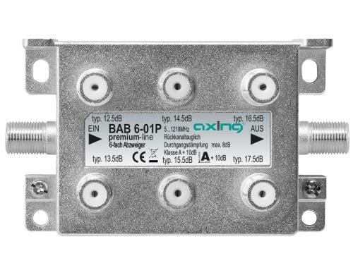 Axing BAB 6-01P 6-fach Abzweiger, 51218 MHz