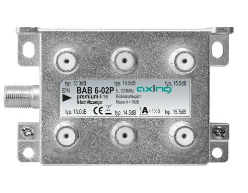 Axing BAB 6-02P 6-fach Terminal-Abzweiger, 51218 MHz