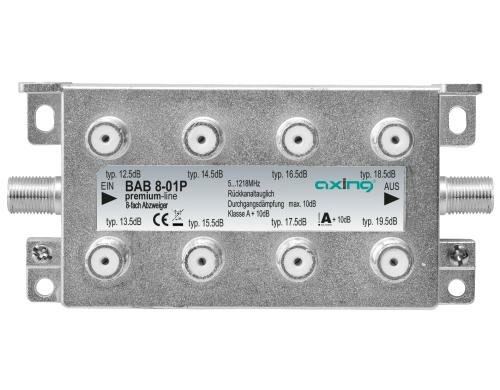 Axing BAB 8-01P 8-fach Abzweiger, 51218 MHz